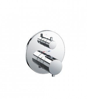 خلاط دش مخفي حركة واحدة مدور مع مفتاح تحكم في درجة حرارة الماء مع قاعدة تثبيت (TBN01001) - صناعة صيني # TOTO - TBV01407B